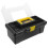 Large Capacity Black Plastic Tool Box with Safe Buckle 6