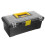 Large Capacity Black Plastic Tool Box with Safe Buckle 9