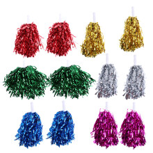 12St Raka Handtag Med Pom-Pomar För Cheerleading Tävlingar