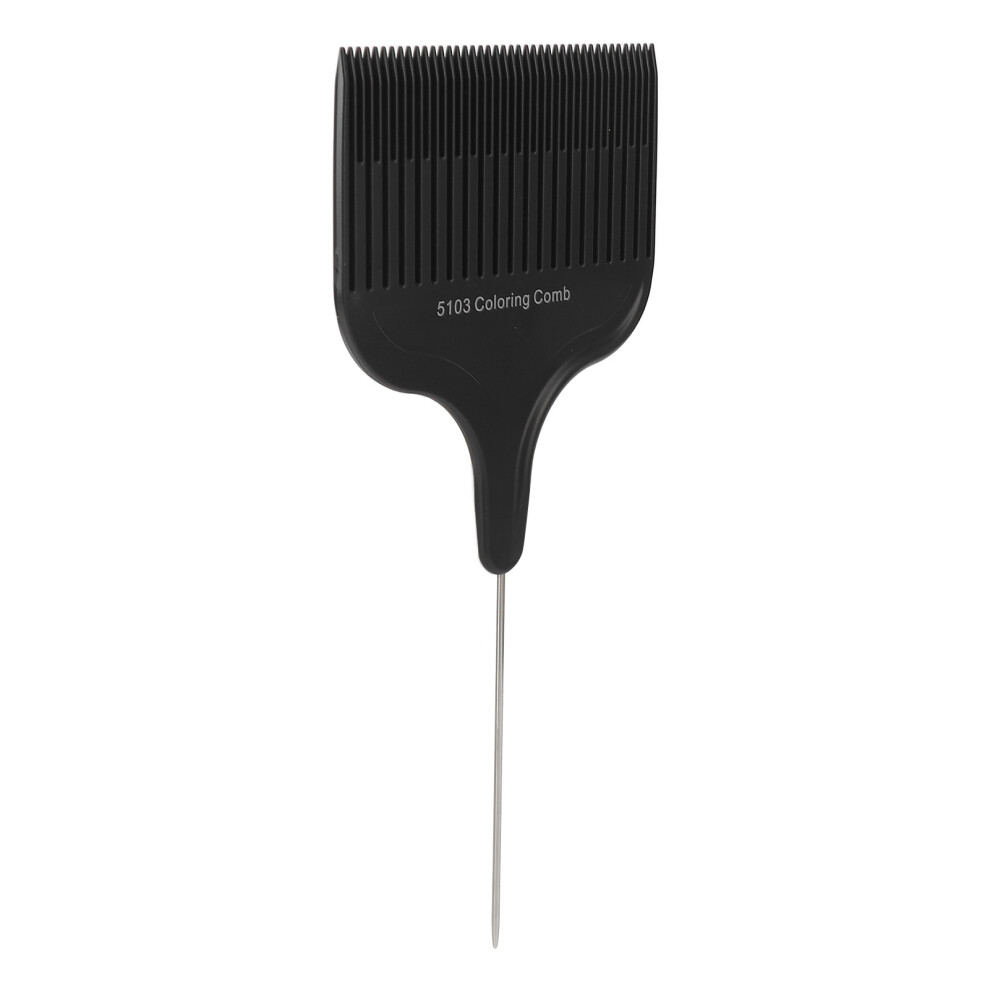 Black Hair Dyeing Comb Pro Steel Needle Tail,