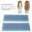 2pcs Hair Holder Dragging Mat 10.6x3.5in Canvas 3