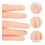 5pcs manicure practice fingers for nail art training (complexion) 5