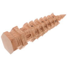 1Beige Wood Adornment for Micro Landscape and Office Desk