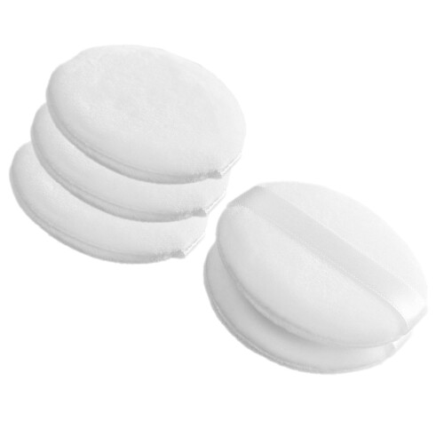 5Pièces Cosmétiques Ronds Blancs Pour Facile Et