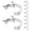 10Pcs Stage Light Clamp Hook Truss C-Clamp Heavy Duty For Dj Lighting 1