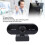 1080P Computer Webcam with Microphone, Clear Video & Voice for Conference 3