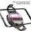 Black Mobile Phone Cooler, ABS Semiconductor Heatsink, 147g 6