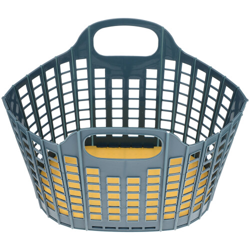 Raindrops Basket For Fruit 1pack Plastic Blue Square Edge Home Use