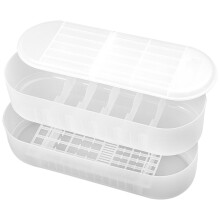 Transparente Batterie Aufbewahrungsbox, Verschleißfester Organizer