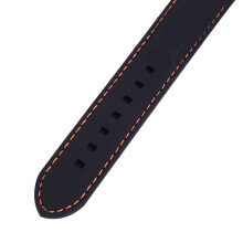 24Mm Silikon Uhrband Wasserdicht Strapazierfähig Mit Orangefarbener Schnur