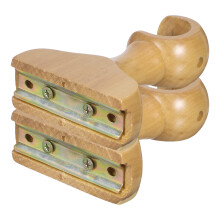 2Stk Holz Gardinenstangen Halter Wandmontage Für Bad Küche Wohnzimmer