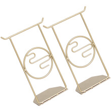 2Stk. Delicate Buchstützen Mehrfachfunktion Praktischer Buchorganizer