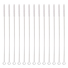 15Stk Edelstahl Bürste Nylon Flaschenbürste Nylon Rohrreiniger