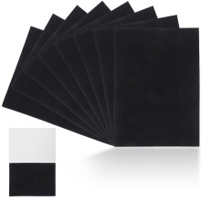 Schwarze Filzblätter Filz Und Gummi Für Basteln Und Dekoration