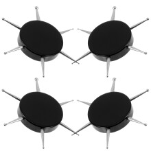 4 Pezzi Strumenti Circolari Per Puntini Unghie 6 Misure