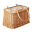 1Pc Creative Design Natural Wicker Basket Portable Storage Organizer 1