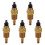 5X Vdo 1/2 Npt 21mm Thread Engine Oil Temperature Sensor Water Temperature Sensor for Generator Set 1