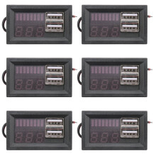 6X Red LED Digital Display Voltmeter Voltage Meter Volt Tester Panel