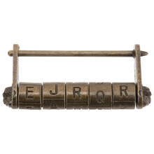 Candado Tradicional Chino De Palabras Vintage Para Decoración