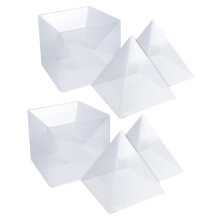 4X Grosse Harz Moldssilicone Pyramide Formen, Harz Guss Moulds fuer DIY Orgon Pyramide, (HöHe: 15cm / 5.9 Zoll)