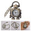 Reloj De Bolsillo Robot Vintage Con Cadena Para Regalo 3