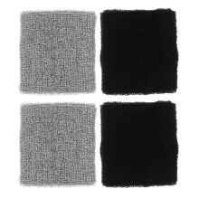 4Stk Elastische Schweißbänder Handgelenkband Aus Polyester Bunt