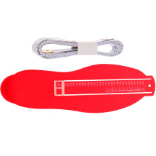 1Ud Calibrador De Pie Adulto Rojo Ligero Práctico Para Uso En Casa