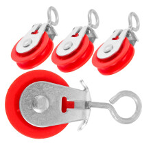 4pcs Greenhouse Ventilation System Pulley Kit for Easy Vent Control and Smooth Door Operation