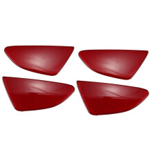 2X Car Styling ABS Plastic Rear Tail Fog Light Lamp Reflector Panel Set for 2 Demio 2015-2018