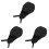 3Pcs Black Working Cap Kitchen Chef Hat for Restaurant Staff Use 2