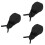 3Pcs Black Working Cap Kitchen Chef Hat for Restaurant Staff Use 6