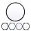 5Pcs Watch Protector 44Mm Black Pc Frame with Tempered Glass Shield 1
