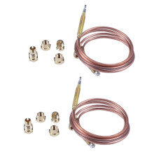 2X 900mm Gas Herd Universal Thermoelement Kit M6X0.75 mit VerschüTteten Muttern (FüNf) Ersatz Thermoelement