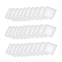 30 Unidades 25Mm Cristal Transparente Mosaico Mezclado Para Joyas