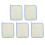 5Pcs Durable Blue Nylon Exfoliating Shower Scrub Towels for Bathing 2