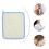 5Pcs Durable Blue Nylon Exfoliating Shower Scrub Towels for Bathing 3