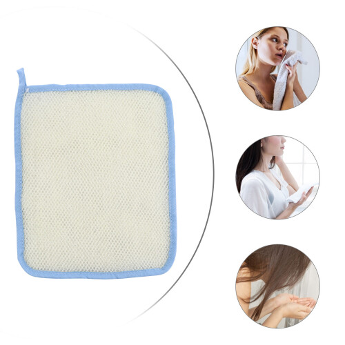 5Pcs Durable Blue Nylon Exfoliating Shower Scrub Towels for Bathing 2