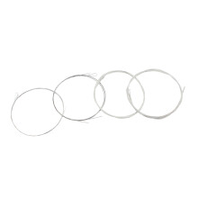 Mandolin Strings 8Pcs Silver Plated Copper Alloy Clear Bright Tone Durable Set