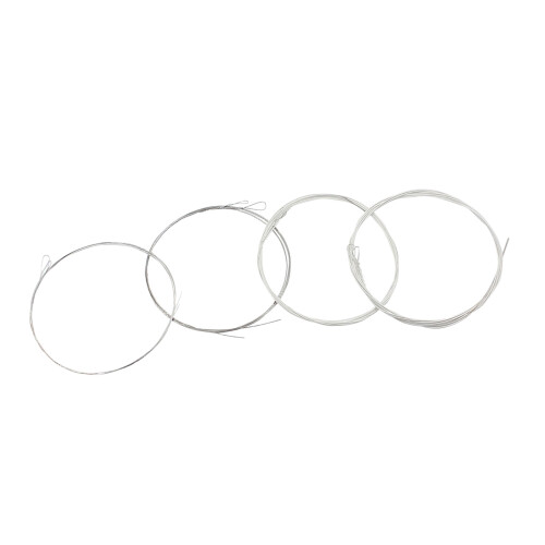Mandolin Strings 8Pcs Silver Plated Copper Alloy Clear Bright Tone Durable Set