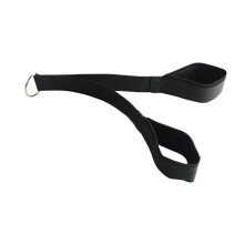 Black Nylon Tricep Rope Body Exerciser Cable Attachment for Gym