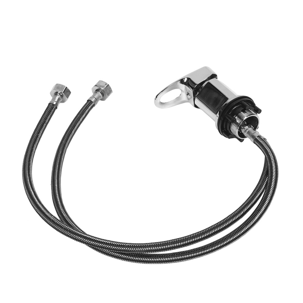 Unisex Zinc Alloy Shampoo Bed Faucet With Hose For Hair Salons