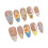 (L) Star Almond False Nails - 10PCS Reusable 6