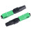Fiber Cold Splicer Fiber Optic Connector SC-APC Connector FTTH Embedded Leather Wire Quick Connector 100pcs 1