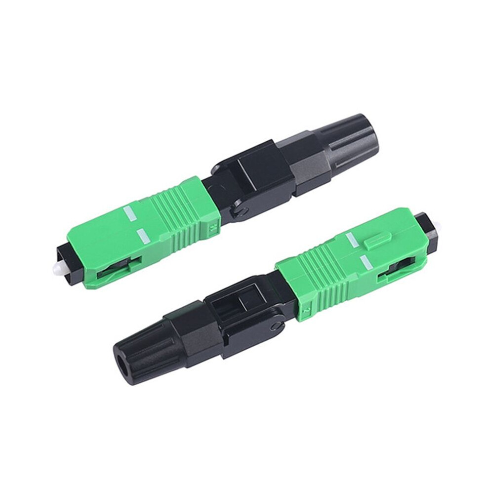 Fiber Cold Splicer Fiber Optic Connector Sc-Apc Connector Ftth Embedded Leather Wire Quick Connector 100Pcs 6031417144746