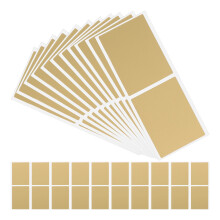 50Pièces Cartes À Gratter Rectangle Doré Papier Pour Jeux Et Cadeaux