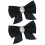4 Pcs Bow Shoe Clips Removable Buckle Accessories 1