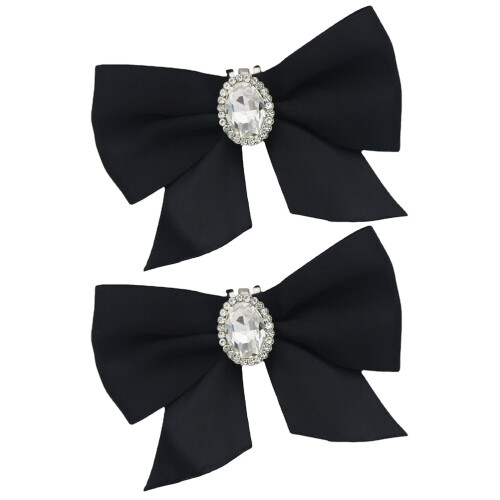 4 Pcs Bow Shoe Clips Removable Buckle Accessories