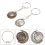 Custom Schmuck Anhänger Tablett Bunt Metall 1 Satz 3