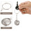 Custom Schmuck Anhänger Tablett Bunt Metall 1 Satz 8