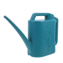 Large Capacity Garden Watering Can with Long Spout, Durable Plastic Green Watering Jug for Indoor Outdoor Plants
